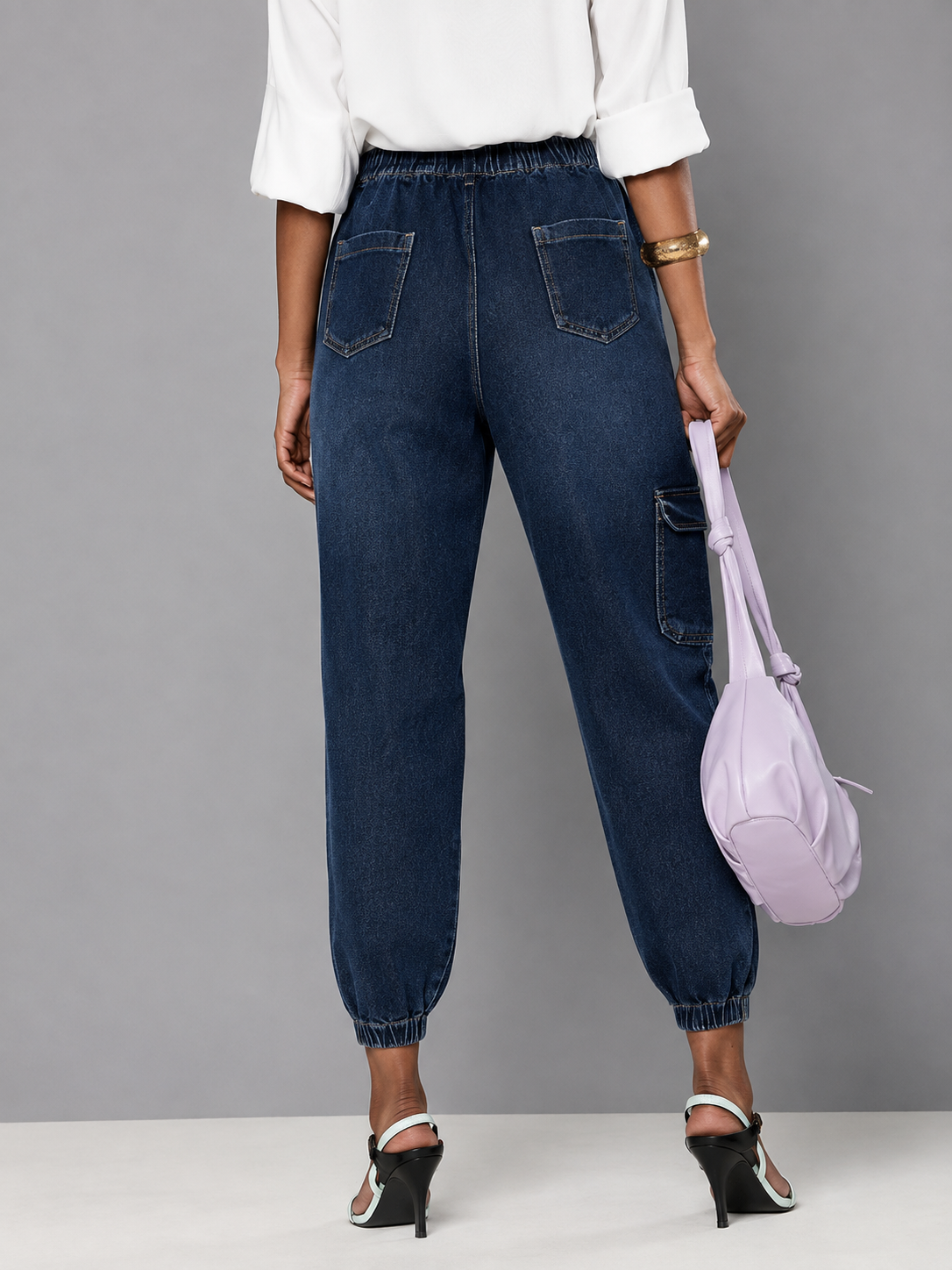 Blue Street Wear Jogger Jeans